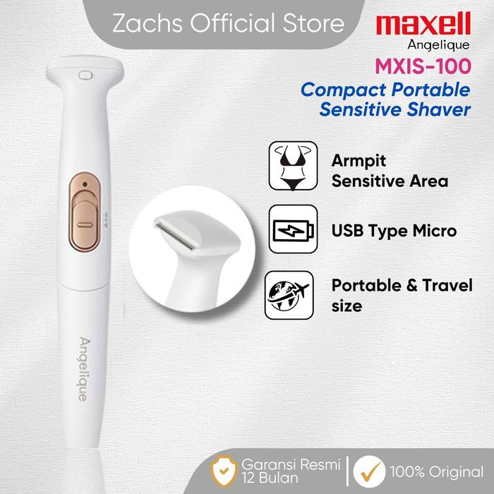Gambar Zachs Maxell Angelique MXIS-100 Pencukur I-Line Sensitive Area USB Micro Portable untuk Armpit & Kumis dari Zachs Indonesia Kota Administrasi Jakarta Barat Tokopedia