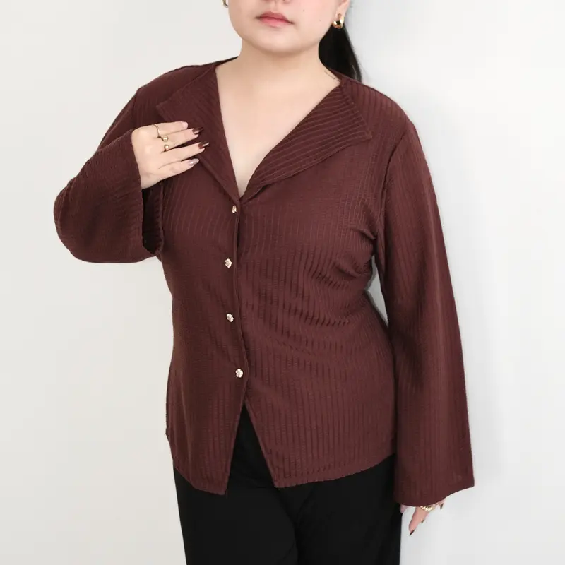 Caerys - Lexy Top - Atasan Wanita - Long Sleeves Panjang fit Basic 1