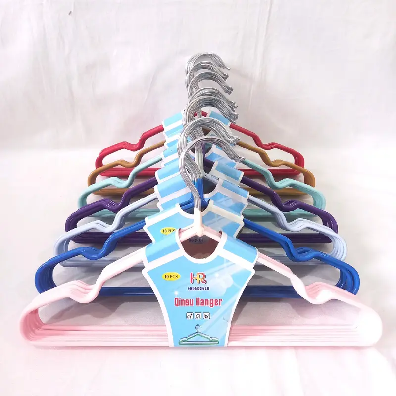 Gantungan Jemuran Baju Anak Stainless Steel Balut Karet Silikon 10pcs  Pakaian 0