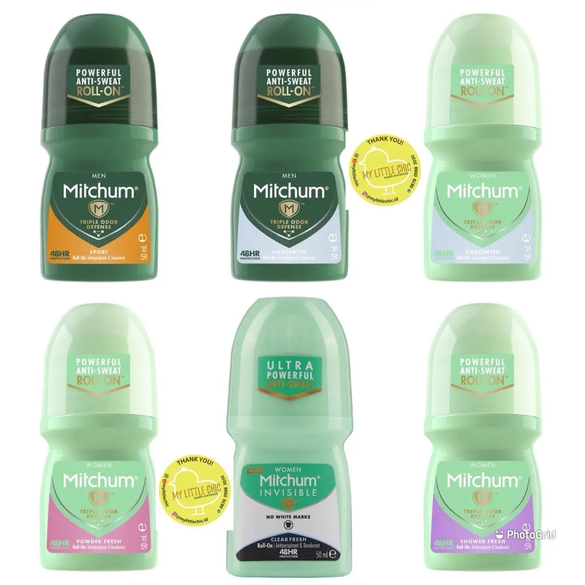 ￼Mitchum Men / Women Roll On Deodorant 50 ml