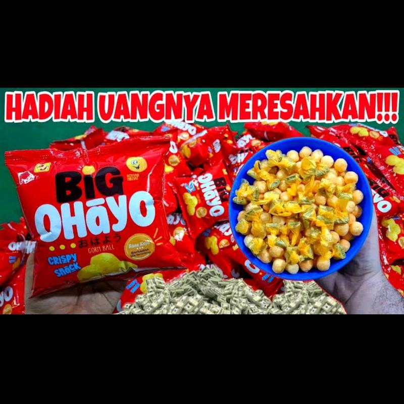 BIG OHAYO Ciki berhadiah Corn ball crispy snack Cemilan Food 1