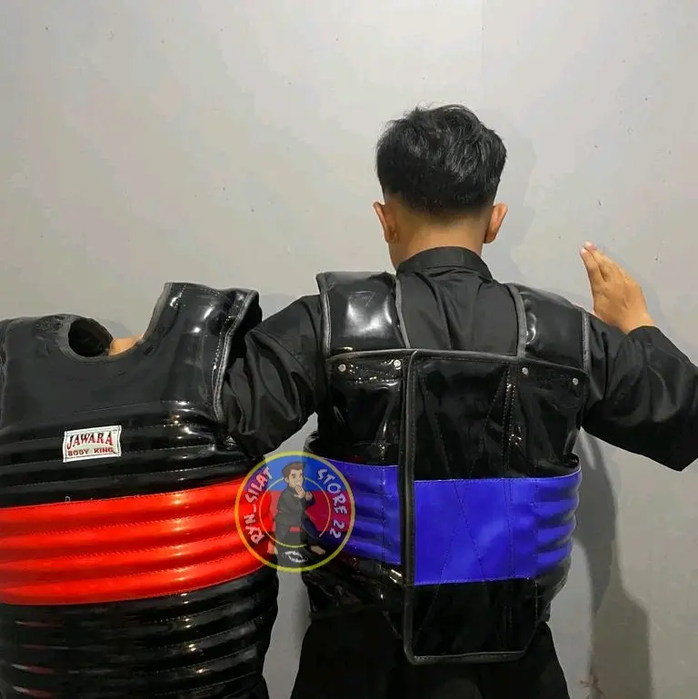 (Sepasang) Body protector aturan baru Jawara Velcro standar Internasional Outdoor 3