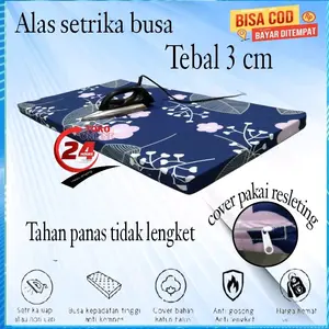 Alas Setrika Busa Inoac Tebal 3cm - Bahan Busa Berkualitas sarung resleting siap pakai