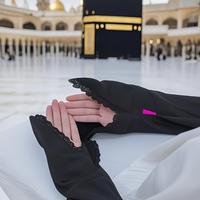 Gambar Sarung Tangan Umroh dan Haji Wanita Panjang Premium Bahan Adem By Nelula - Hitam dari Nelula Kota Tasikmalaya 3 Tokopedia