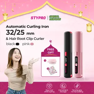 【Vanda's Choice】STYPRO Wireless Hair Straightener - Catokan Rambut wanita Portable Wireless Multifungsi Pelurus Rambut Tanpa Kabel Ada Sisir Hitam Kering Meluruskan Straightening  ST-4006-[A]