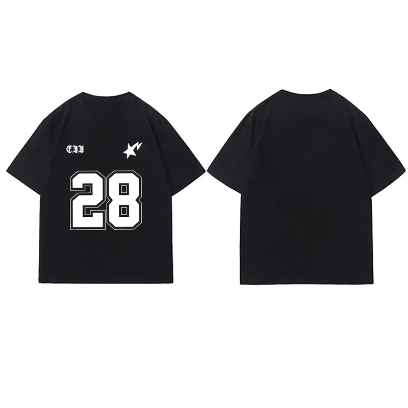 【100% Katun 20s】Daybreak fashion T-shirt Baju Kaos Oversize Cowok Putih Lengan Pendek Dewasa Dist ro Keren Premium Korean Style Round Neck 28 Pria Oblong Polos Hitam Combed Atasan Simple N0155 Fit 4