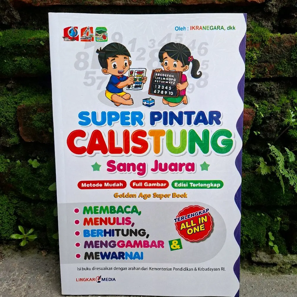 Super Pintar  CALISTUNG ( Membaca,  Menulis,  Berhitung,  Menggambar,  Mewarnai)