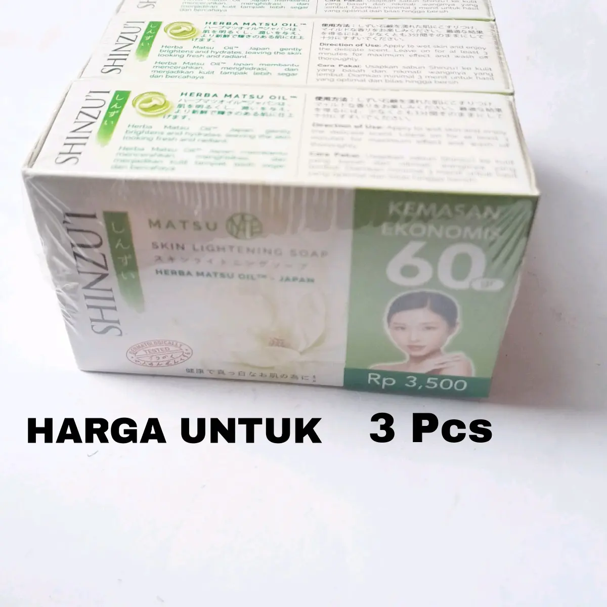 TERMURAH SHINZU’I Sabun Batang 60GR