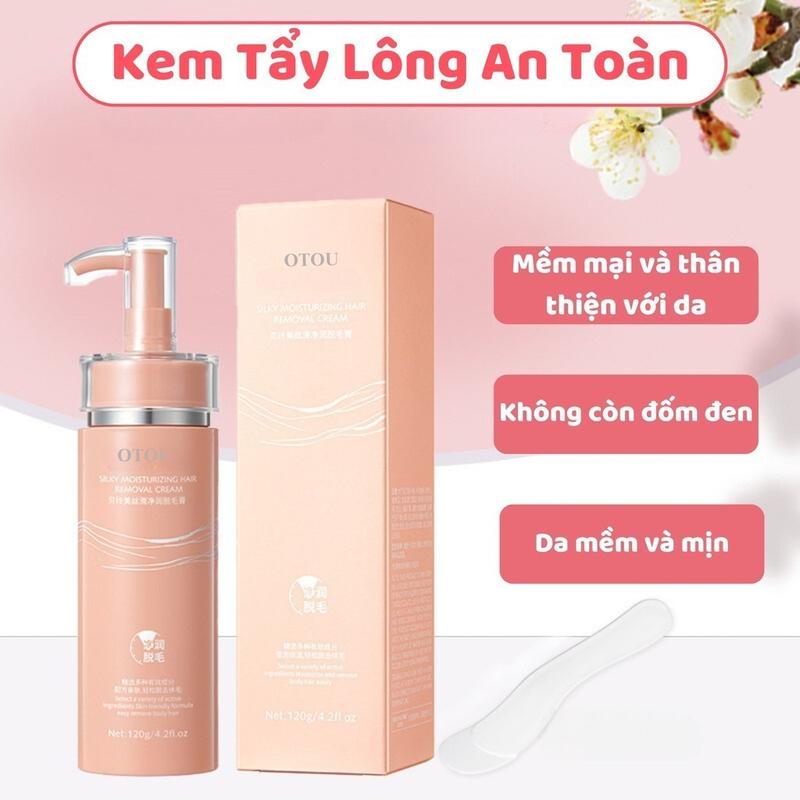 [Che Tên] Kem Tẩy Lông OTOU Tẩy Sạch Lông Tay, Chân, Nách, Bikini  An Toàn Không Kích Ứng 100g 2