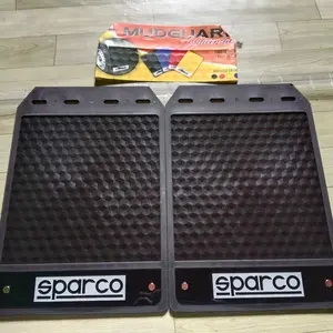 [2pcs] Karpet Lumpur Mobil Mud Guard Universal Motif Diamond Alas Roda Pelindung Mesin Premium