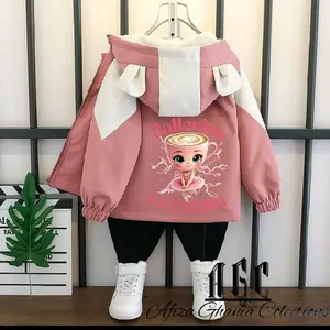 JAKET ANAK PEREMPUAN BERGAMBAR BALLERINA TERBARU Kualitas Premium Bahan Lembut & Nyaman Size 1-12 Tahun Cantik