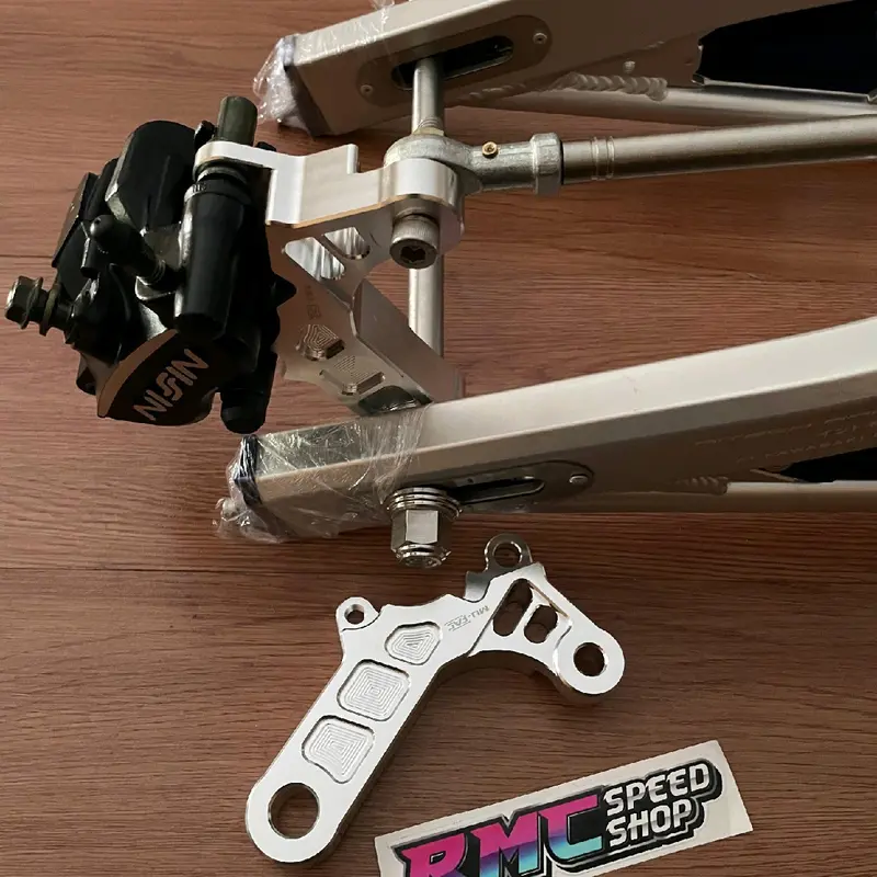 Breket kaliper nissin samurai 2piston Rcb E series bagian belakang Ninja R ninja ss / Breket kaliper belakang Ninja R / ninja ss kaliper nissin samurai 2p 3