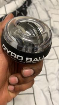 Product Review of Geanco Gyro Ball with LED Power Wrist Ball Gym Training Exercise Tool Tennis Arm Muscle Force Fitness Trainer Grip Equipment Sports Workouts from V**h 0