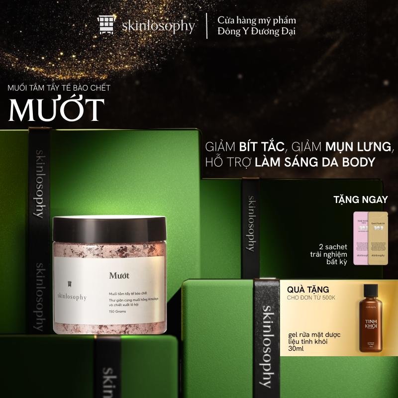  Muối Tắm Tẩy Tế Bào Chết Mướt Skinlosophy Giúp Mềm Mịn Làn Da - 200gr 