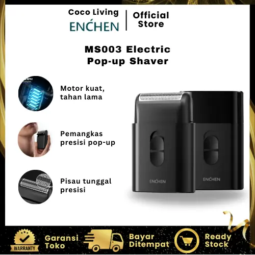 Coco Living x ENCHEN MS003 Alat Cukur Kumis Jenggot Portable Slim Alat Cukur Elektrik 0