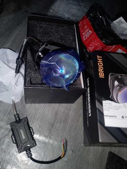 Product Review of IBRIGHT ZE 70 - Projector Biled 2.5inc Blue Lens ibright ze 70 High Low Putih plus kipas pendingin from w**s a**z 0
