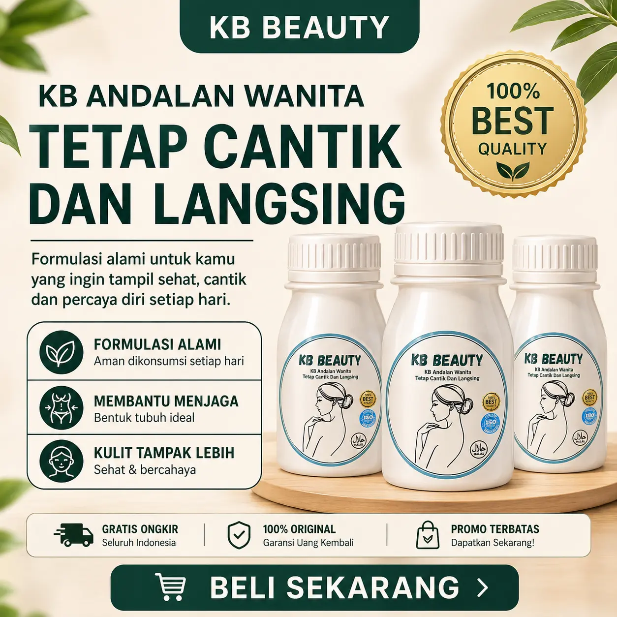 K*B Beauty Original Perlindungan Tiap Hari - Solusi Sederhana untuk Kebutuhan Perlindungan Harian Anda