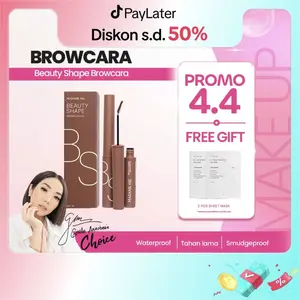 [BUY 1 GET FREE GIFT] Madame Gie Beauty Shape Browcara - MakeUp Mascara Alis Tahan Lama Waterproof Maskara