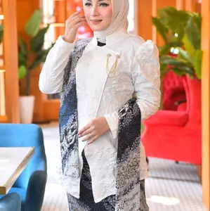 Av Janggan Jaguar fukuro erika Kebaya modern Terbaru 2025 setelan kebaya Wisuda Kondangan Pesta Atasan Wanita Bawahan Batik Baju