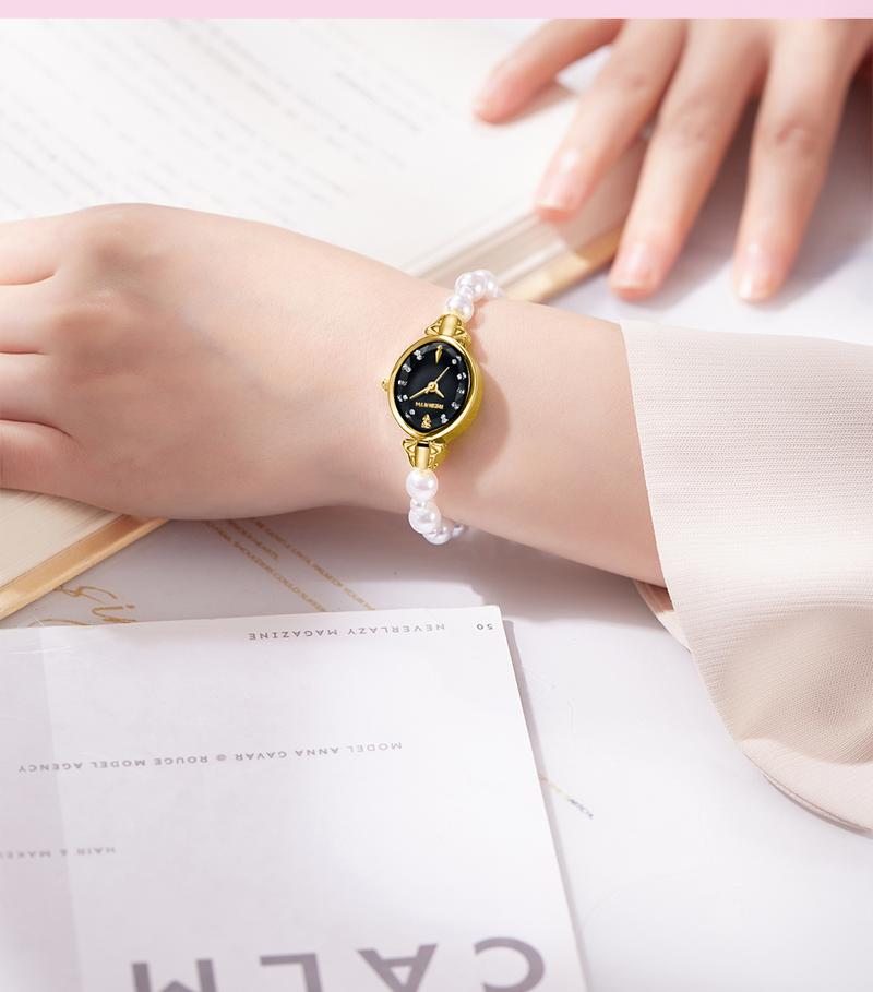 Product Introduction of REBIRTH Jam Tangan Wanita Gelang Anti Air Original Korea Elgant Model Tali Mutiara Jam Tangan Cewek   REL0136 21