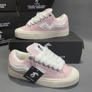 DUXICASS 007 PINK LIST PUTIH Sepatu Kerja & Sekolah Nyaman di Pake Sehari BEST SELLER Dengan Desain Trendy dan Kualitas Terbaik
