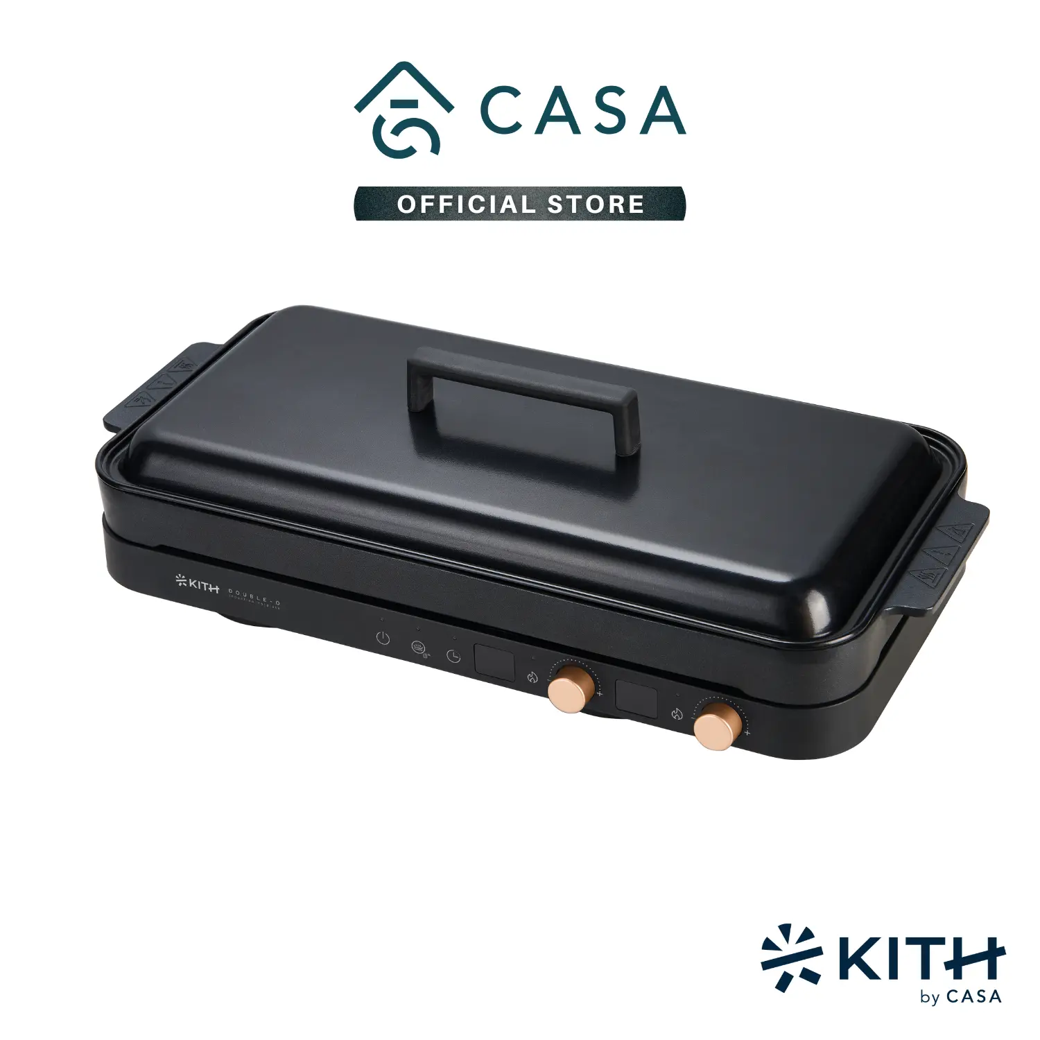 KITH Double-O Tabletop Dual-Zone Induction Hotplate | Knob Control with LED Display