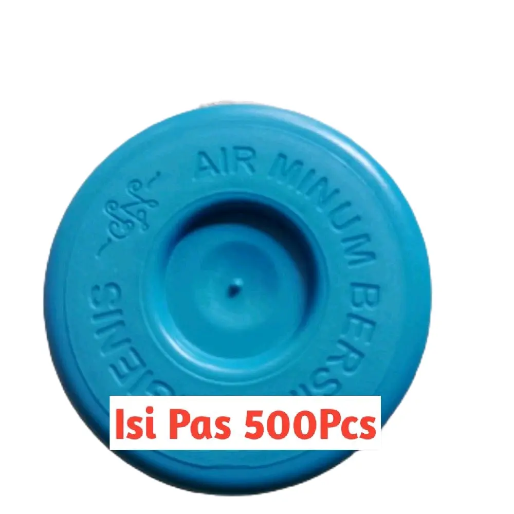 Tutup galon warna biru knop isi pas 500pcs bahan sangat lentur dan tidak mudah pecah Bottles Kitchenware Water Dapur Perlengkapan