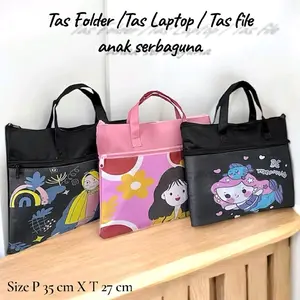 Tas Folder Tas Laptop Tas File Serbaguna Aneka Motif