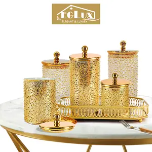 EGLUX Toples bintik emas set 3pcs/set mewah