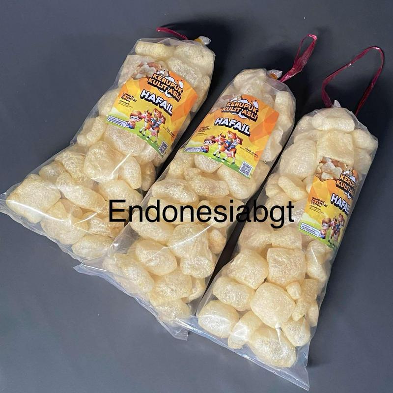 Kerupuk Kulit 3bal Sapi Rambak Dorokdok Murah Krupuk Gurih Asin 1