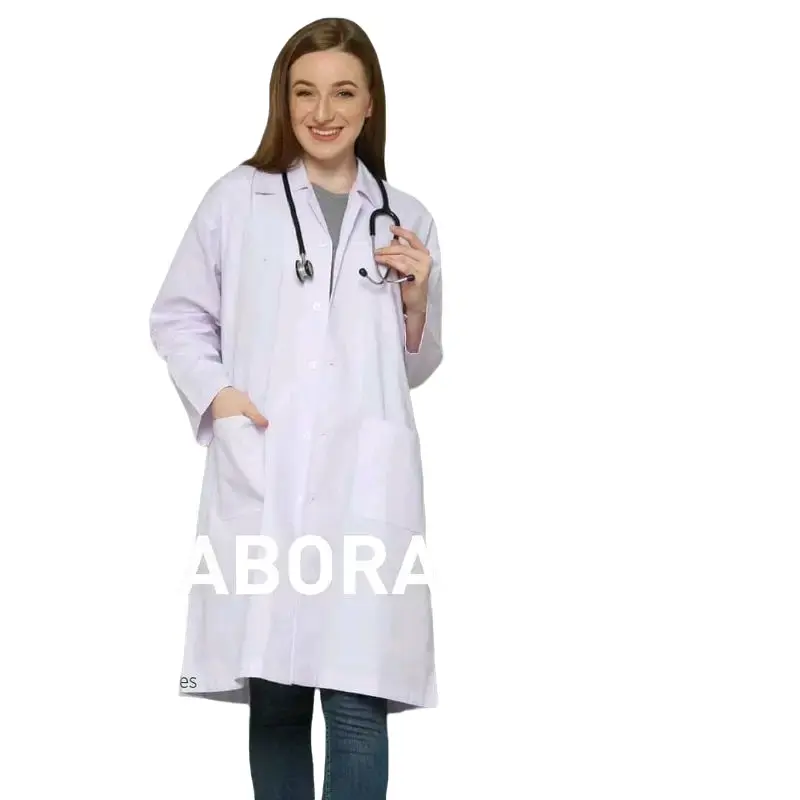 Jas Laboratorium - Baju Leb - Jas Lab - Baju Nakes Katun Pria Wanita Safety Kerja 0