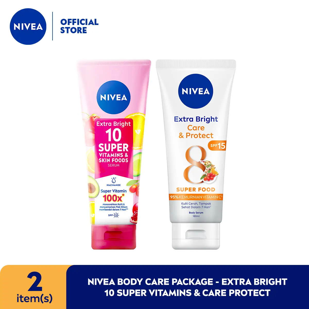 NIVEA Body Care - Extra Bright 10 Super Vitamins & Care Protect