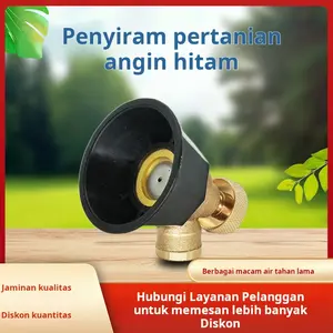 Kepala penyemprot angin hitam, pestisida listrik dengan tegangan tinggi dapat mengatur penyiraman rambut serba guna guna