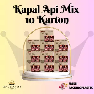 [KINGMART 4.4 LEBARAN] - KOPI KAPAL API 10 DUS 120 RENCENG 1200 PCS