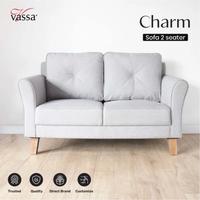 Gambar Sofa 2 Seater Charm by Vassa Sofa Sofa Minimalis Modern dari Vassa Sofa & Home Kab. Bogor 5 Tokopedia