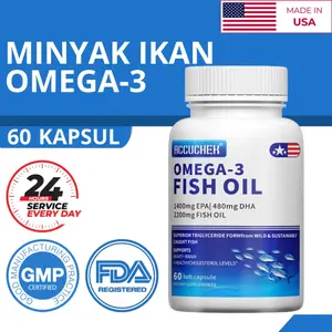 Minyak Ikan, kaya Omega-3, meningkatkan daya ingat, menjaga kesehatan kulit, mendukung metabolisme tubuh