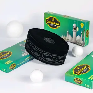 Songkok Hitam Polos Motif 3D Kopiah Hitam Motif Batik Murah Anak dan Dewasa Beludru Halus Anti Air  Nyaman Tahan Lama