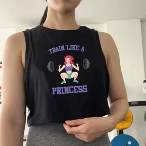 Egoism Lifting Tee - Train like a Princess - Gym Crop Top
