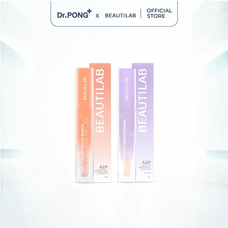 Kem che khuyết điểm & triệt sắc BEAUTILAB A2P Concentrate Peach Dark Spot & Retouch Brightening Concealer 2.5g