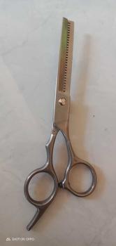 Product Review of Gunting Potong Rambut Stainless Penipis Sasak Flat  Salon Barbershop Pangkas Rambut Steel from T**h 1