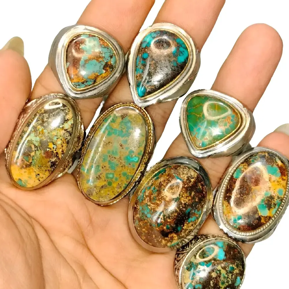 cincin batu pirus kualitas top elegan  Rings