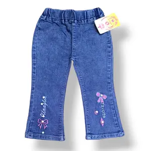 celana panjang anak perempuan import bordir celana jeans anak perempuan nyaman dipakai dan awet Bordir