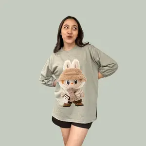 KAOS WANITA BLOUSE BALON PANJANG ATASAN VIRAL PEREMPUAN TSHIRT COTTON SOFT