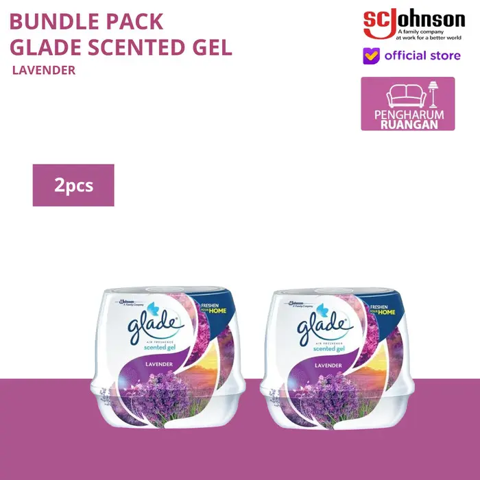 Glade Scented Gel - Pengharum Ruangan (Bundle pack) 2