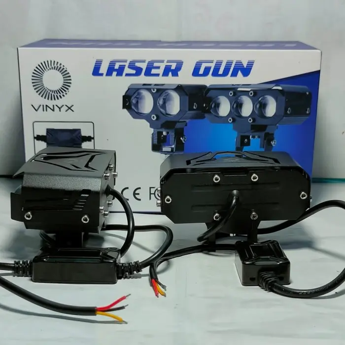 PROMO - SEPASANG LAMPU TEMBAK LED SOROT SQL 3 MATA VINYX 2