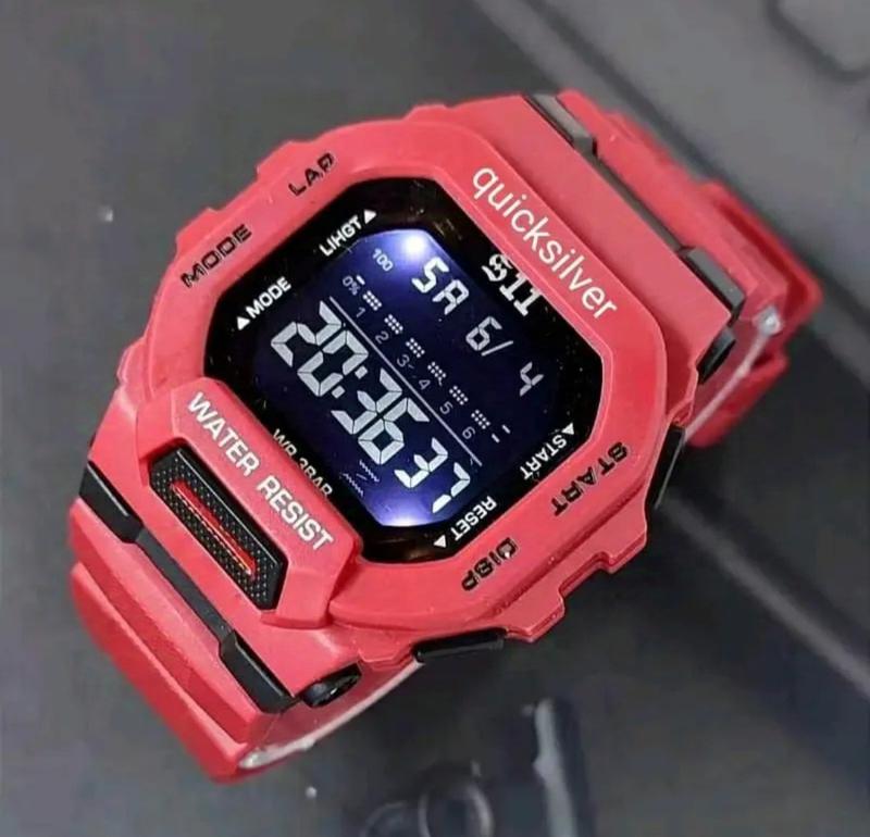 Product Introduction of Jam Tangan Anak Pria dan Wanita Quicksilver Digital Anti Air Strap Rubber Fashion Terkini Jam Tangan (Quicksilver) Cod 7