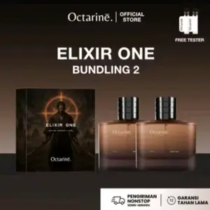 Octarine Elixir One Bundling 2 Parfum Pria & Wanita Original Free Eau Tahan Perfume Unisex