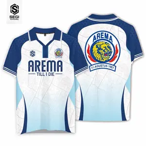 Jersey Fantasy Vintage Retro Arema Till I Die | Jersey Football Arema FC  | Jersey Casual Unisex Sport Baju Hockey baju jersey premium