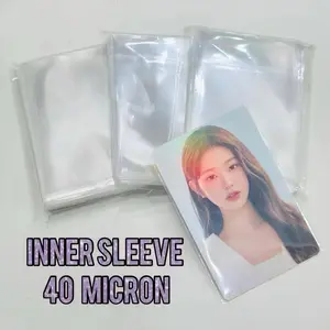 Plastik Pelindung Photocard 40 Mikron 5,7 x 8,9 cm - 50-100 Lembar