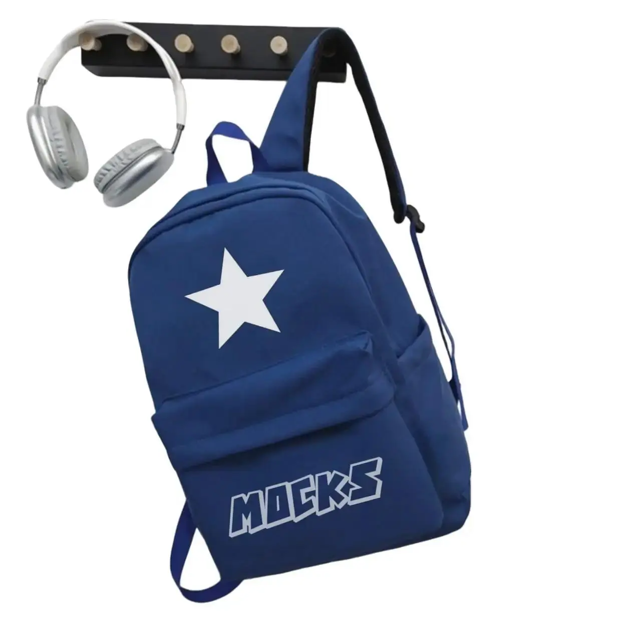 MOCKS  Tas Sekolah Backpack Pria Bags Laptop-   tas bintang cowok